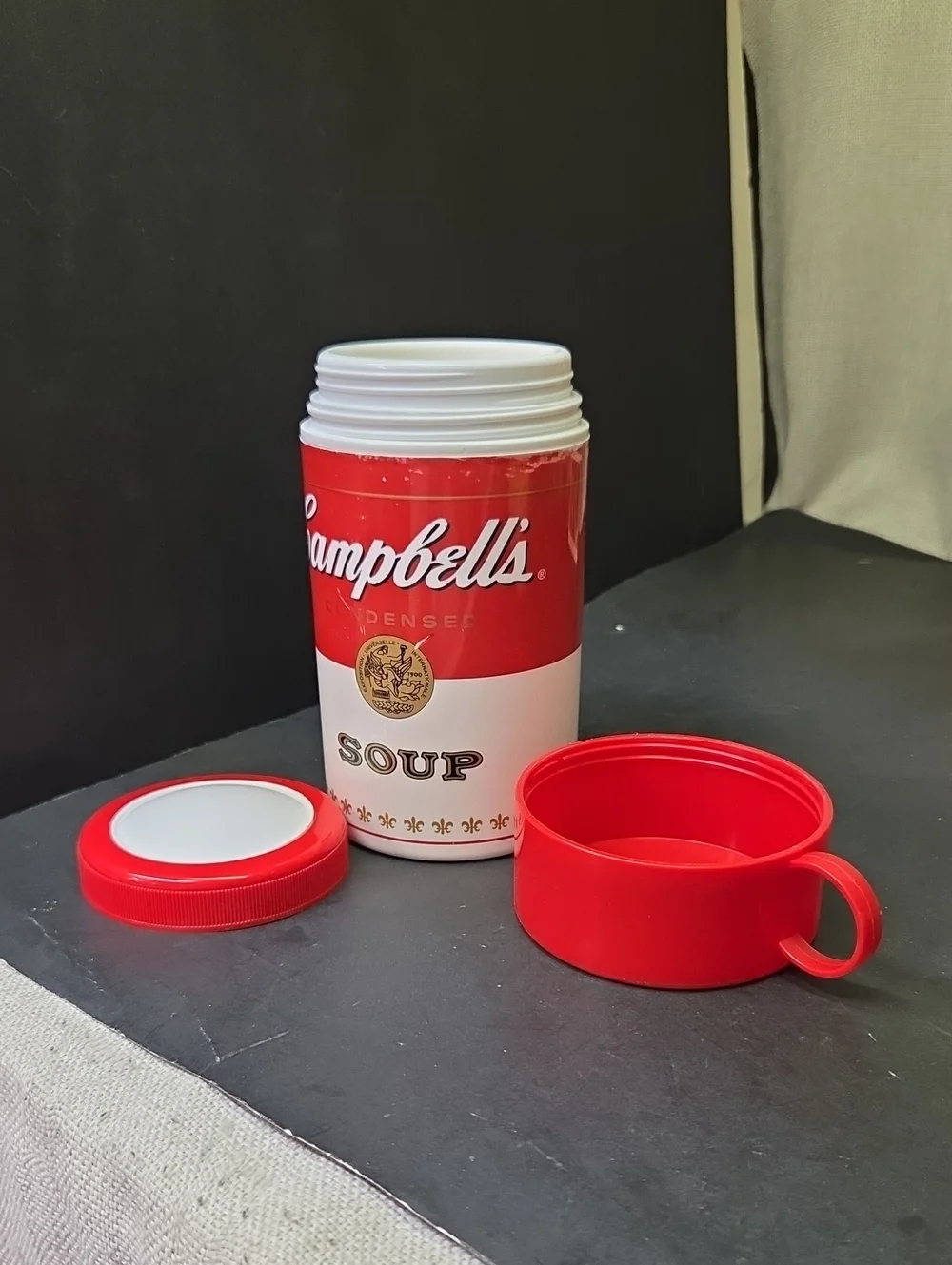 Campbell's Soup Thermos‎ And 2 Dolly Dangle Mugs, 5 Recipe Books